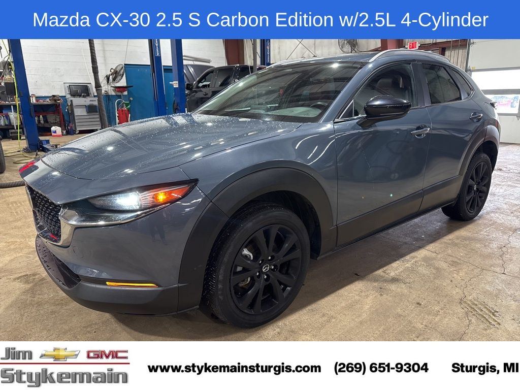 Polymetal Gray Metallic 2024 Mazda CX-30 2.5 S Carbon Edition AWD SUV / Crossover All-Wheel Drive 6-Speed Automatic