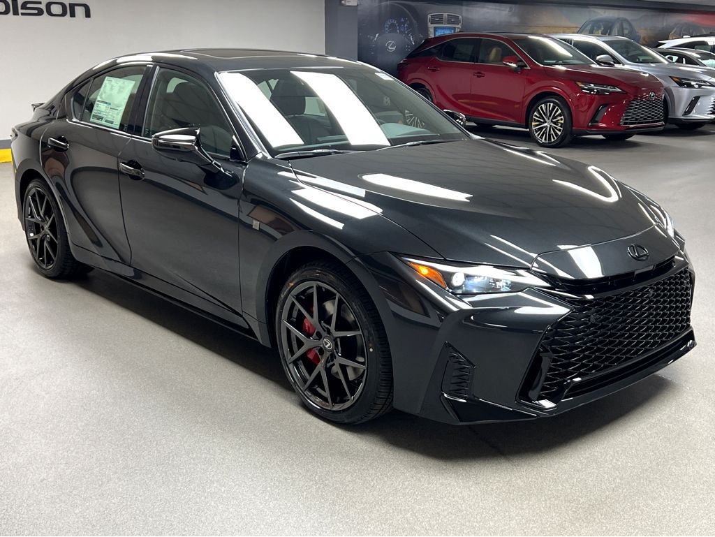 Black (Caviar) 2026 Lexus IS 350 F Sport AWD Sedan All-Wheel Drive 6-Speed Automatic