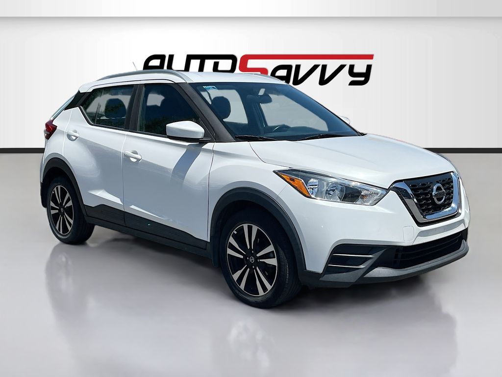 Aspen White Tricoat 2019 Nissan Kicks SUV / Crossover Front-Wheel Drive Continuously Variable Transmission