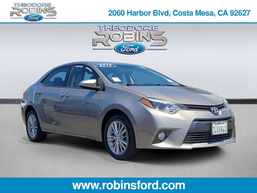 Brown Sugar Metallic 2015 Toyota Corolla Sedan Front-Wheel Drive Continuously Variable Transmission