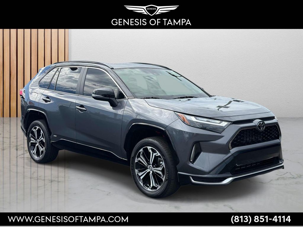 Midnight Black Metallic 2025 Toyota RAV4 Plug-in Hybrid SUV / Crossover All-Wheel Drive Continuously Variable Transmission