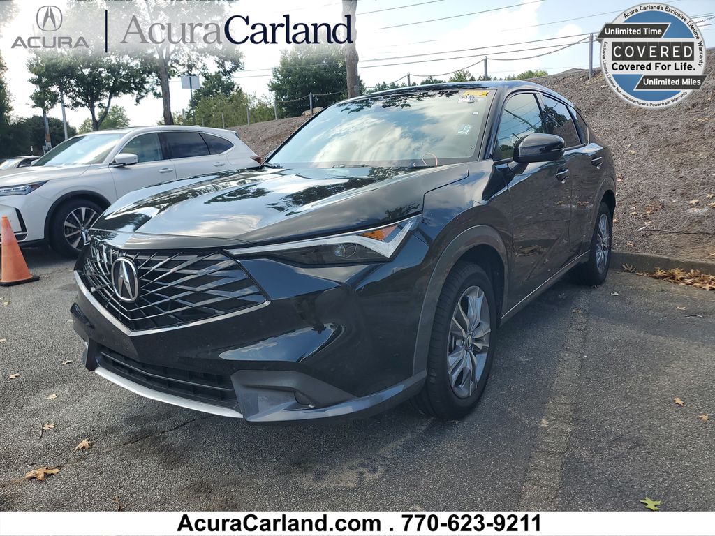 Crystal Black Pearl 2025 Acura ADX SUV / Crossover All-Wheel Drive Continuously Variable Transmission