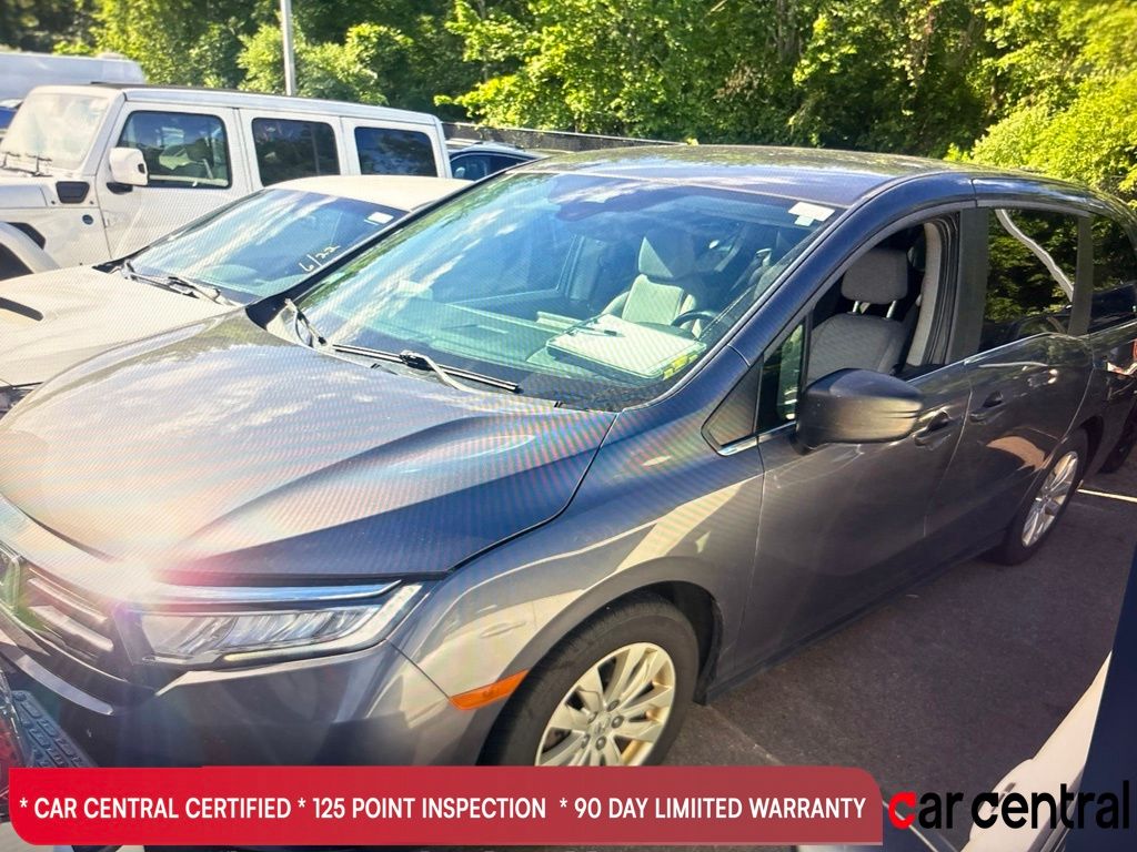 Gray 2022 Honda Odyssey Minivan Front-Wheel Drive Automatic