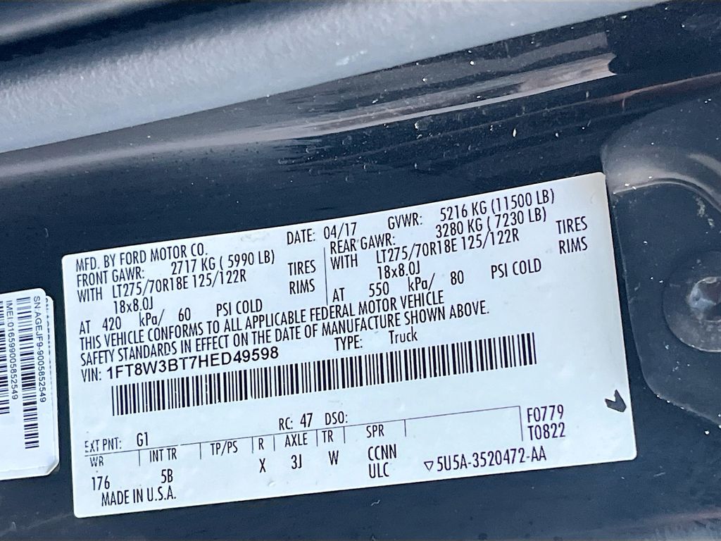 Used 2017 Black Ford Lariat image 31