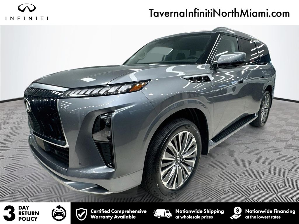 Black (Obsidian) 2027 INFINITI QX80 SUV / Crossover Rear-Wheel Drive 9-Speed Automatic