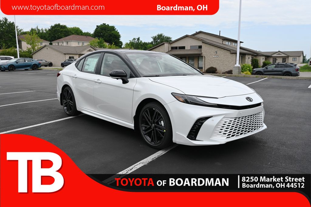 Midnight Black Metallic 2026 Toyota Camry Sedan Front-Wheel Drive Continuously Variable Transmission