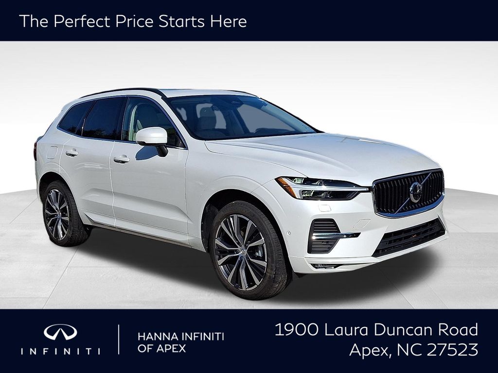 Crystal White 2022 Volvo XC60 SUV / Crossover All-Wheel Drive Automatic