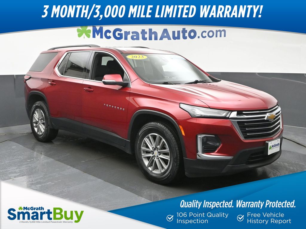 Radiant Red Tintcoat 2023 Chevrolet Traverse LT Cloth AWD SUV / Crossover Four-Wheel Drive 9-Speed Automatic
