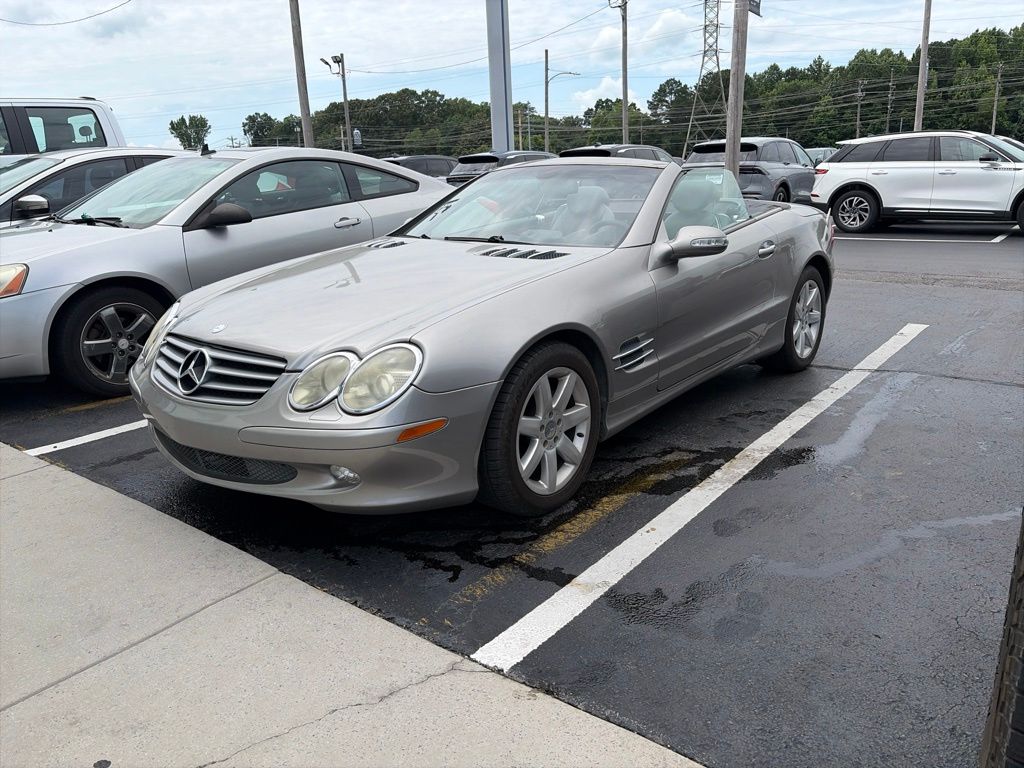 Firemist Red Metallic 2003 Mercedes-Benz SL-Class SL 500 Convertible Rear-Wheel Drive 5-Speed Automatic Overdrive