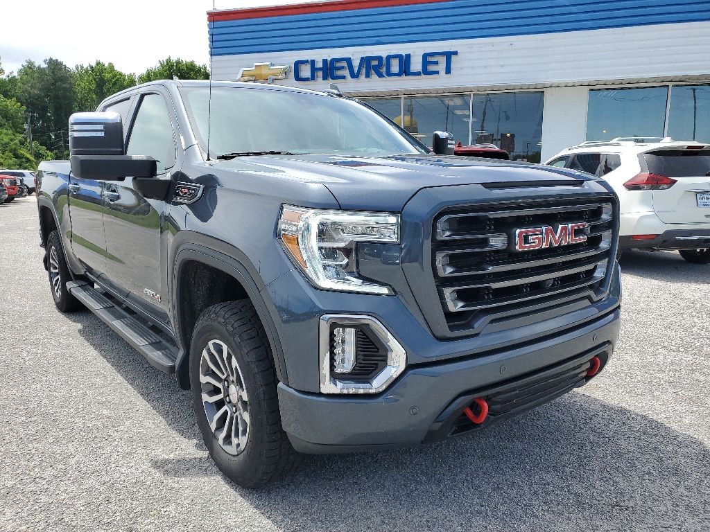 2021 GMC Sierra 1500 AT4 Blue at Bob Mills Chevrolet
