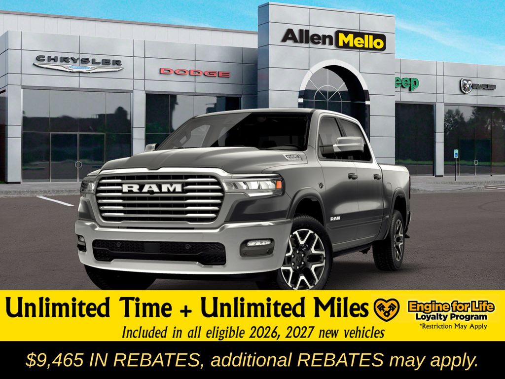 2026 RAM 1500 Gris (Granite Crystal Metallic Clearcoat) Camioneta Todo terreno 8 velocidades Automática