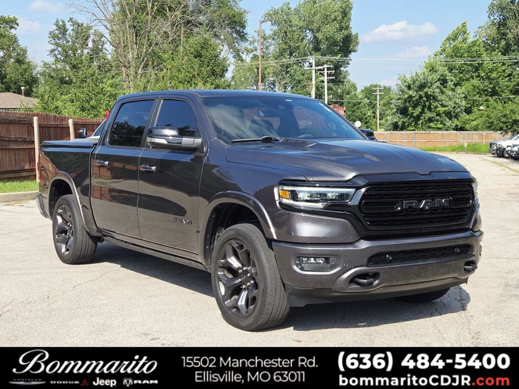 Crystal Metallic 2021 RAM 1500 Pickup Truck Four-Wheel Drive 8-Speed Automatic