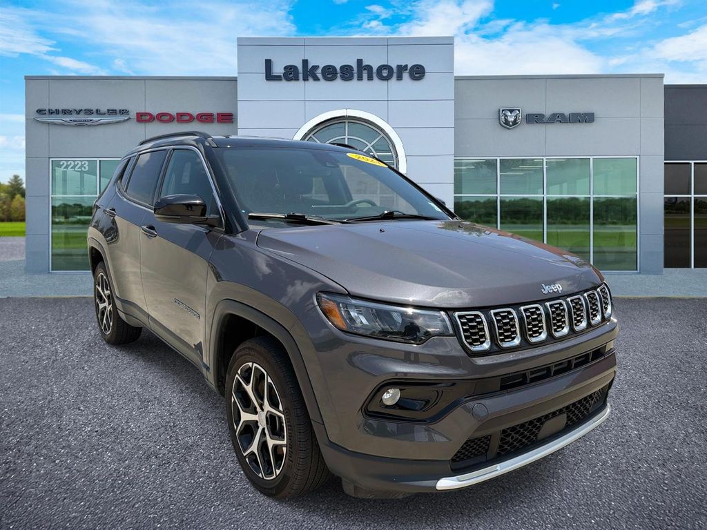 Baltic Gray Metallic Clearcoat 2024 Jeep Compass SUV / Crossover Four-Wheel Drive 8-Speed Automatic