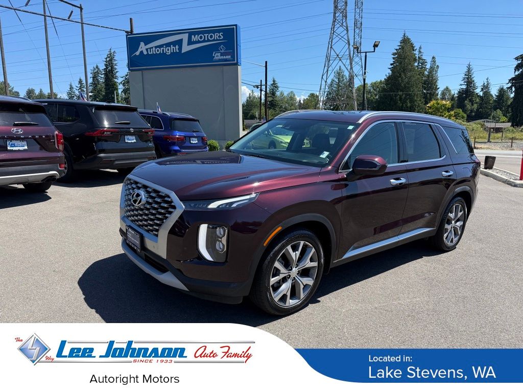 Red (Sierra Burgundy) 2021 Hyundai Palisade SUV / Crossover All-Wheel Drive 8-Speed Automatic