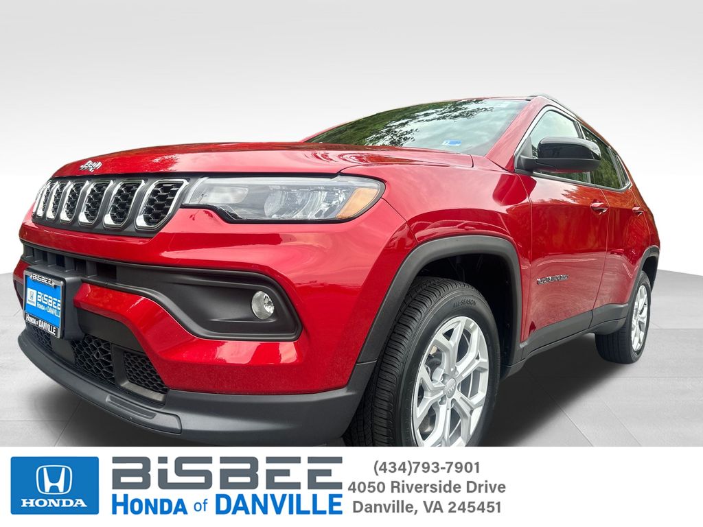 Red 2024 Jeep Compass SUV / Crossover Four-Wheel Drive 8-Speed Automatic