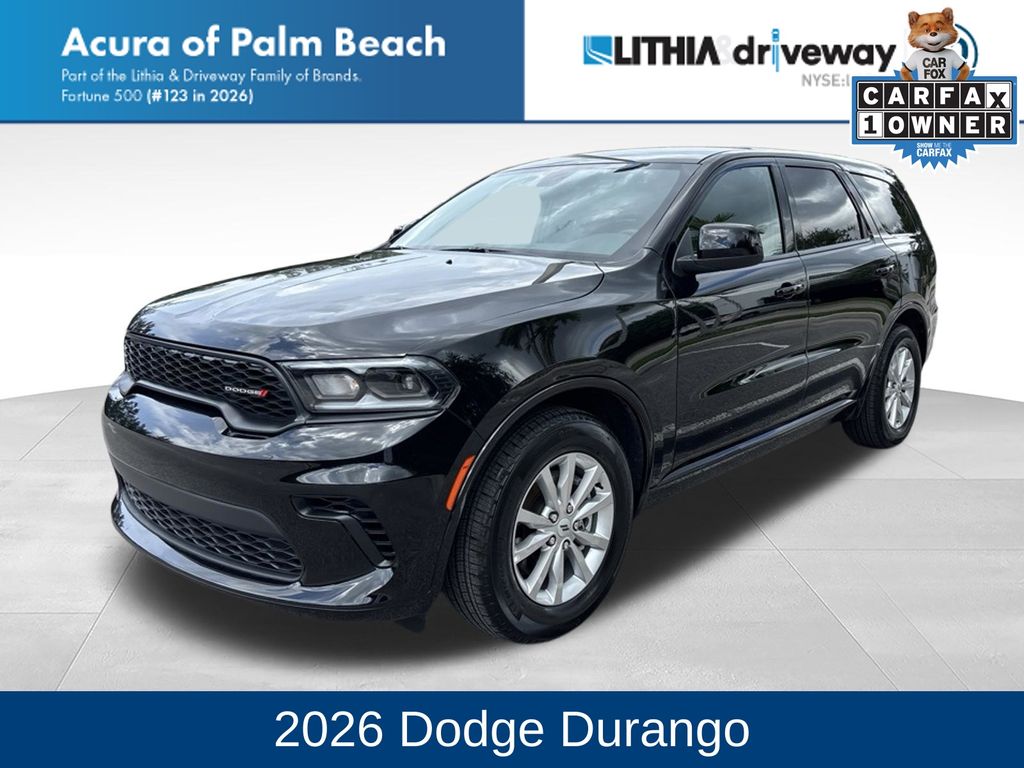 DB Black Crystal Clearcoat 2026 Dodge Durango SUV / Crossover Rear-Wheel Drive 8-Speed Automatic