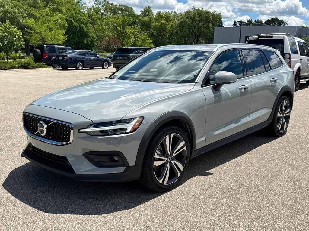 Gray (Vapour Grey Metallic) 2025 Volvo V60 Wagon All-Wheel Drive Automatic