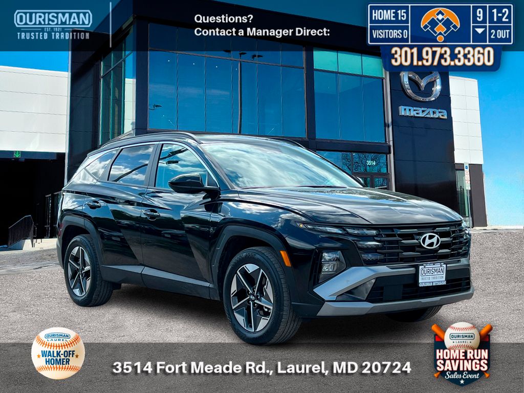 Phantom Black 2025 Hyundai Tucson SEL AWD SUV / Crossover All-Wheel Drive 8-Speed Automatic