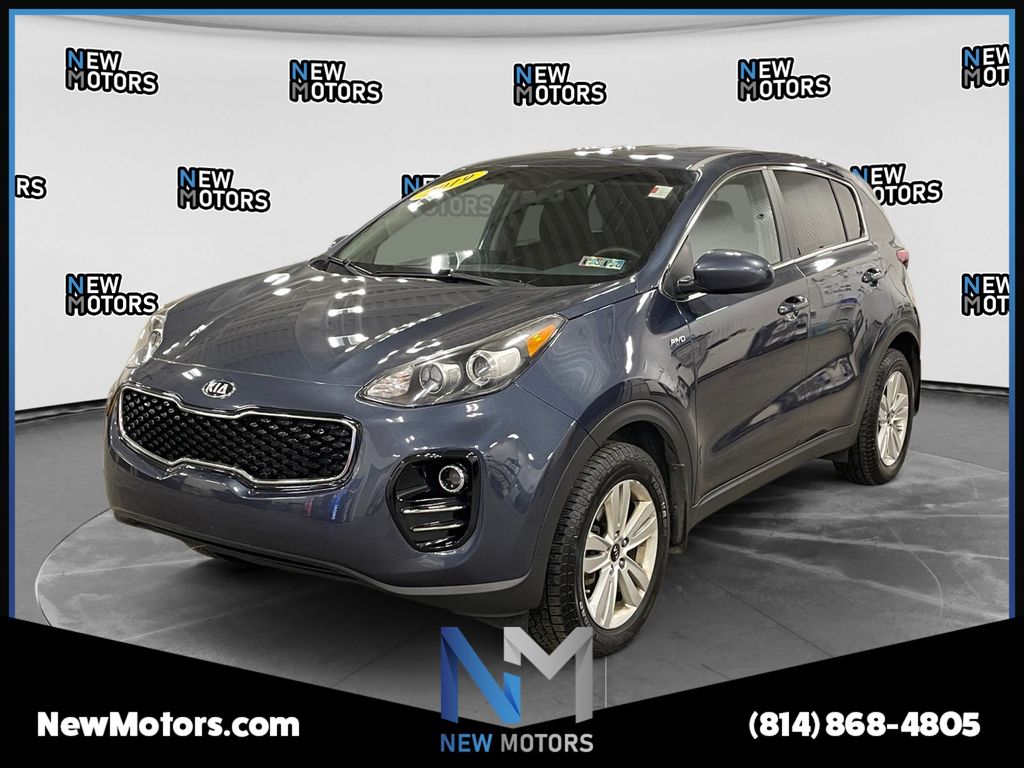 Pacific Blue 2019 Kia Sportage SUV / Crossover All-Wheel Drive 6-Speed Automatic Overdrive