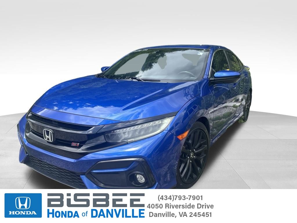 Aegean Blue Metallic 2020 Honda Civic Sedan Front-Wheel Drive 6-Speed Manual