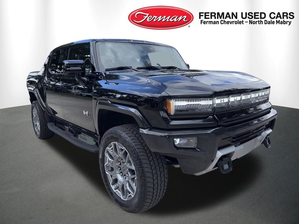 Void Black 2025 GMC Hummer EV Pickup 3X Crew Cab AWD Pickup Truck All-Wheel Drive 1-Speed Automatic