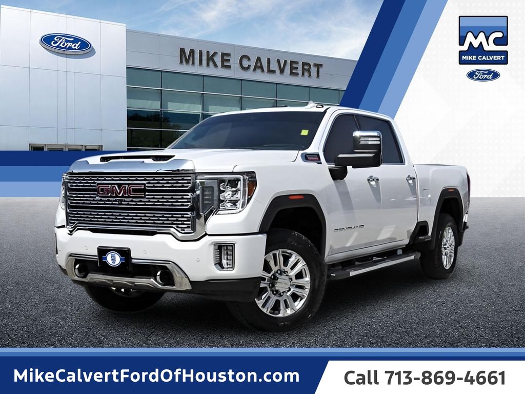 White Frost 2023 GMC Sierra 3500HD Pickup Truck Four-Wheel Drive Automatic