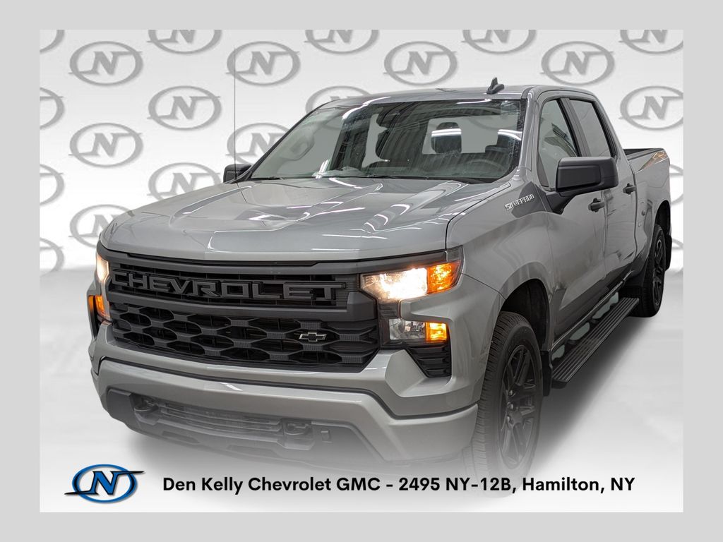 Gray 2024 Chevrolet Silverado 1500 Pickup Truck Four-Wheel Drive 8-Speed Automatic