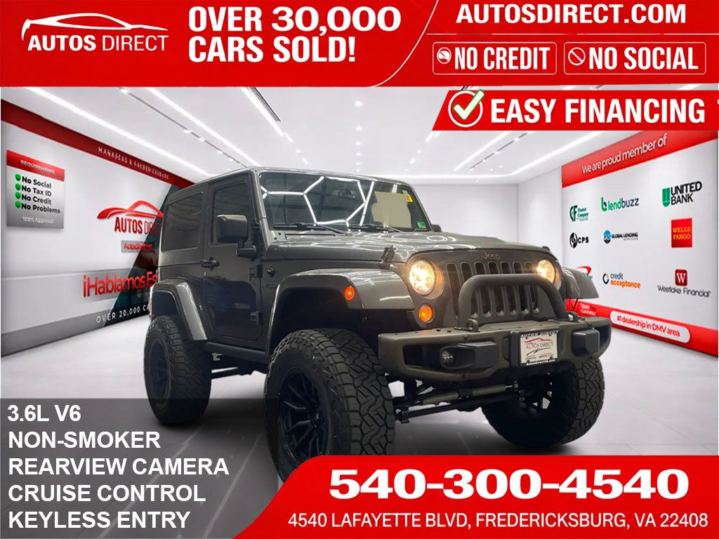 Gray (Granite Crystal Metallic Clearcoat) 2016 Jeep Wrangler Sahara 4WD SUV / Crossover Four-Wheel Drive 6-Speed Manual