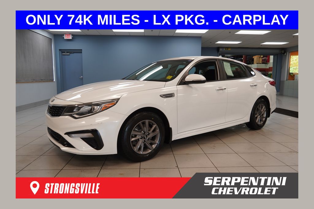 Snow White Pearl 2020 Kia Optima LX FWD Sedan Front-Wheel Drive 6-Speed Automatic