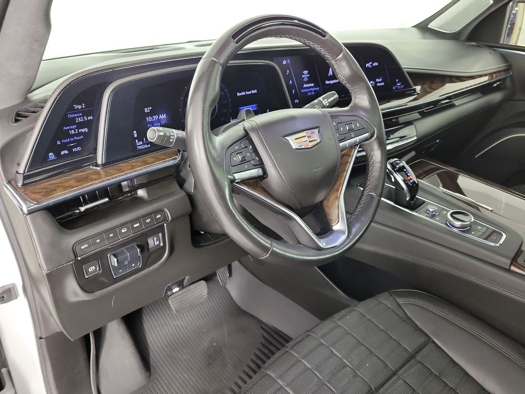 2023 Cadillac Escalade Premium Luxury Platinum White at Tom Peacock Cadillac