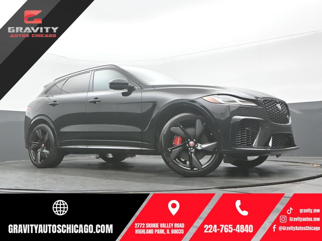 Santorini Black 2022 Jaguar F-PACE SUV / Crossover All-Wheel Drive 8-Speed Automatic