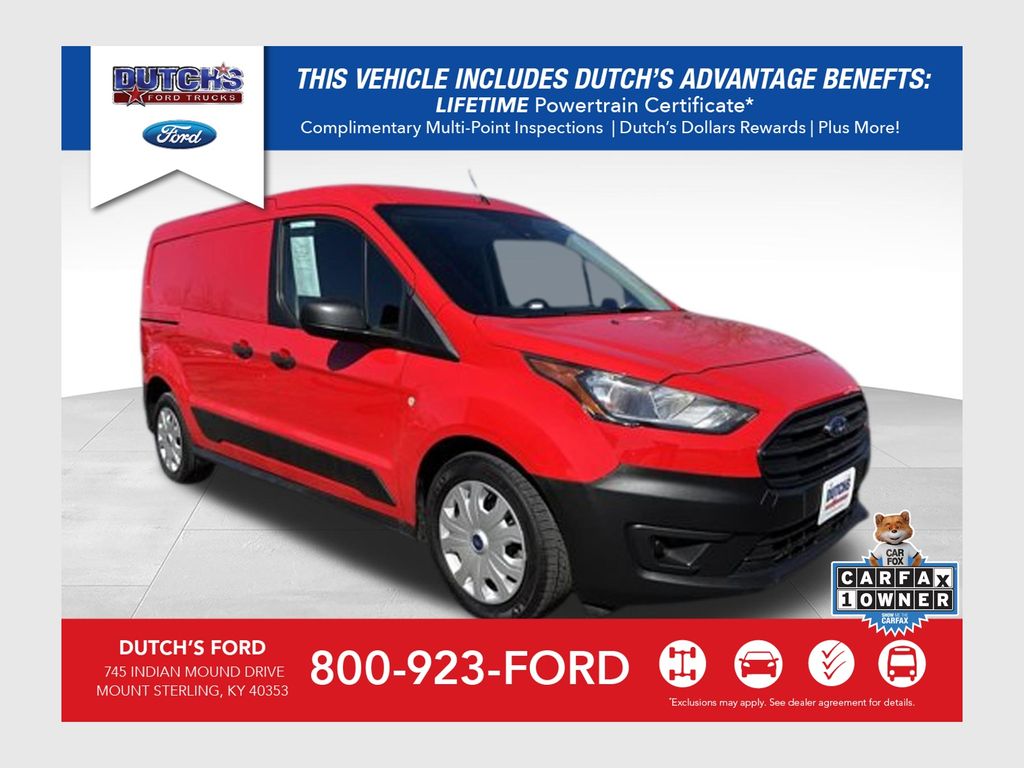 Race Red 2020 Ford Transit Connect Cargo XL LWB FWD with Rear Cargo Doors Van Front-Wheel Drive 8-Speed Automatic