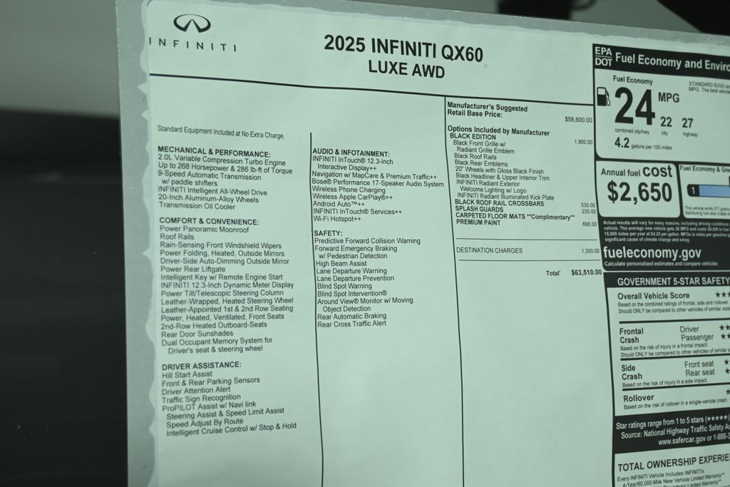 2025 INFINITI QX60 Luxe 30