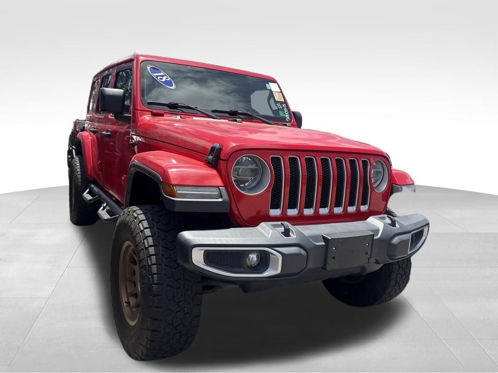 Used 2018 Red Jeep Unlimited Sahara image 8