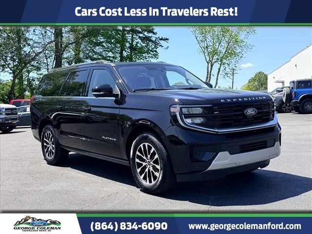 Black Metallic 2025 Ford Expedition MAX Platinum 4WD SUV / Crossover Four-Wheel Drive Automatic
