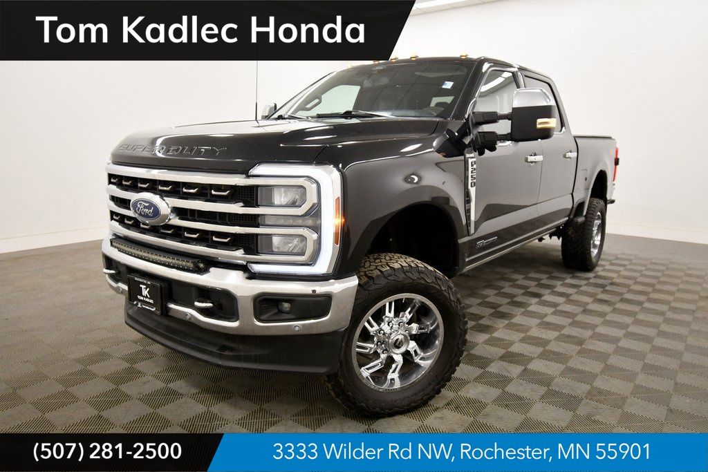 Black 2024 Ford F-250 Super Duty Pickup Truck Four-Wheel Drive Automatic