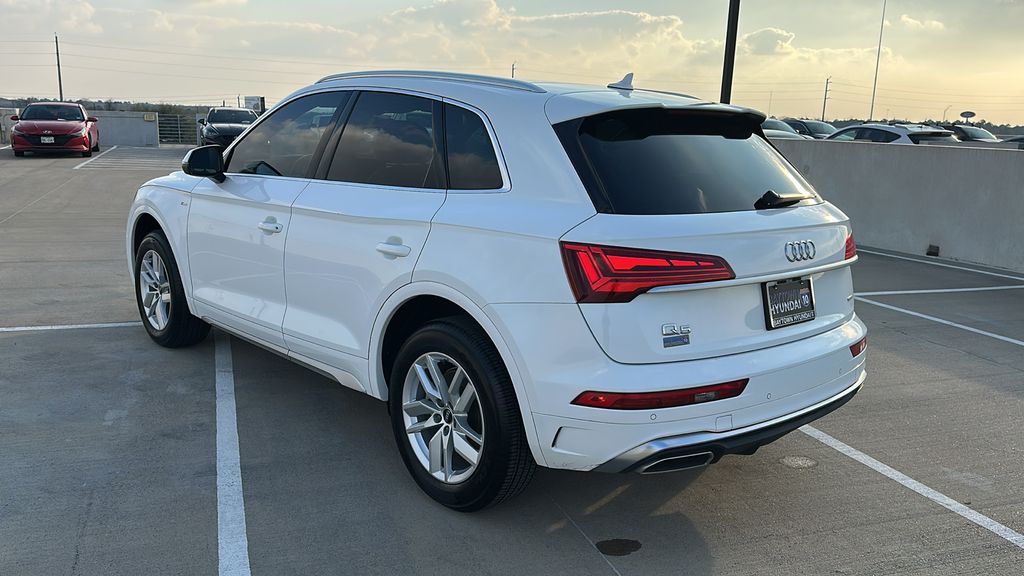 2022 Audi Q5 45 S line Premium White at North Houston Mitsubishi