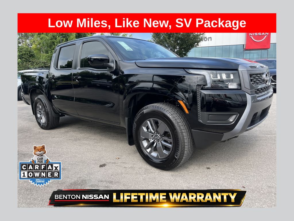 Super Black 2026 Nissan Frontier Pickup Truck Four-Wheel Drive 9-Speed Automatic Overdrive