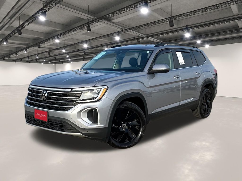 Silver 2024 Volkswagen Atlas SE FWD with Technology SUV / Crossover Front-Wheel Drive 8-Speed Automatic