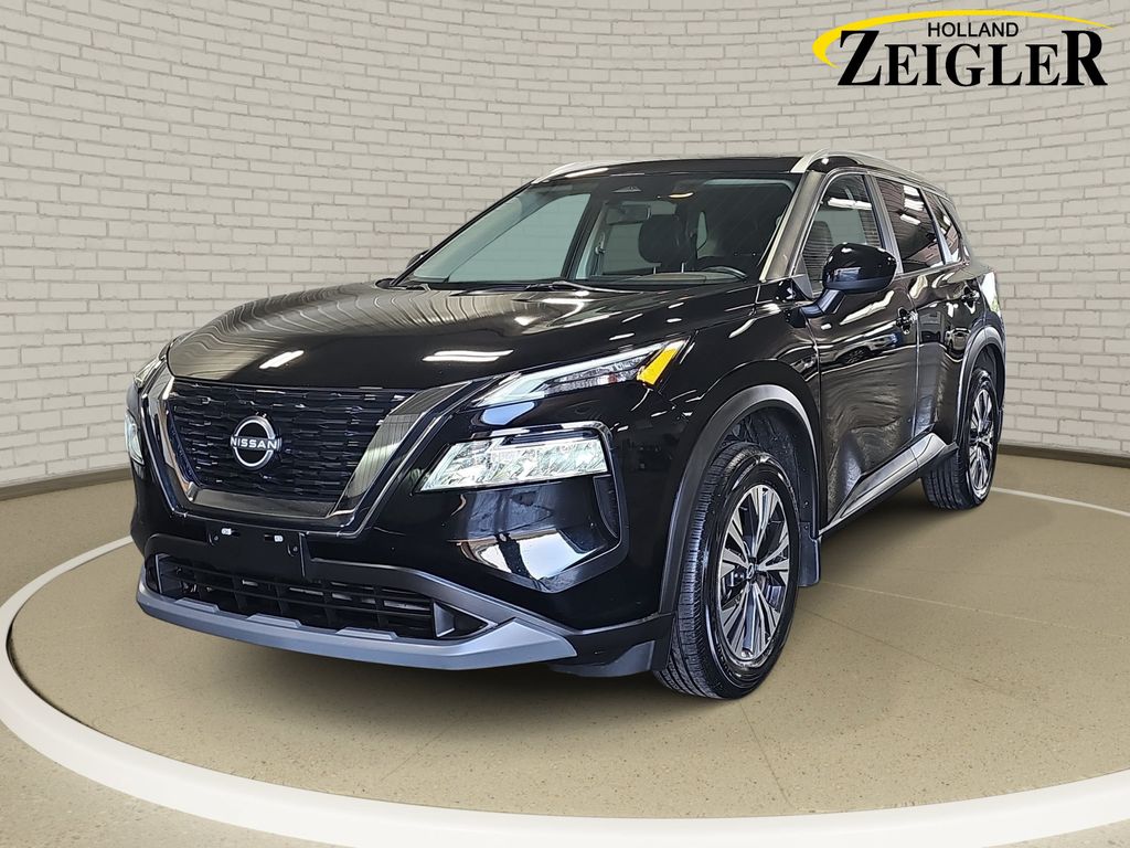 Super Black 2023 Nissan Rogue SUV / Crossover All-Wheel Drive Continuously Variable Transmission