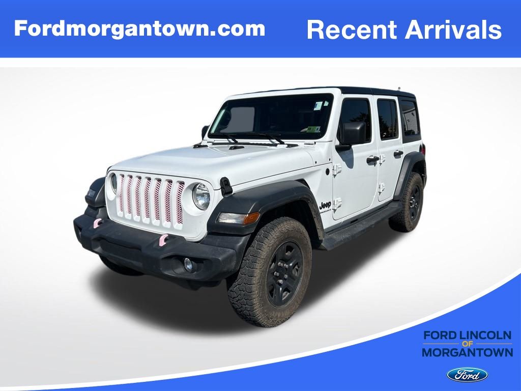 Bright White Clearcoat 2023 Jeep Wrangler SUV / Crossover Four-Wheel Drive 8-Speed Automatic