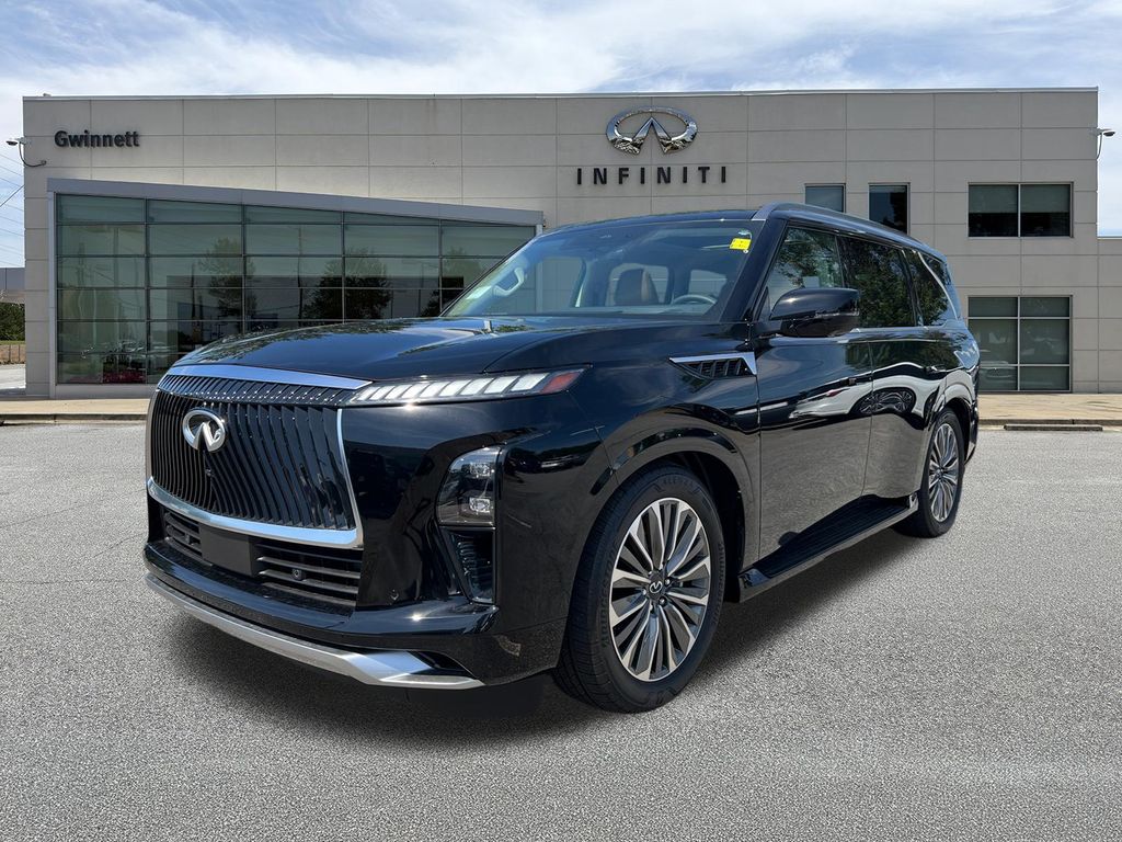 Black Obsidian 2026 INFINITI QX80 Luxe RWD SUV / Crossover Rear-Wheel Drive 9-Speed Automatic