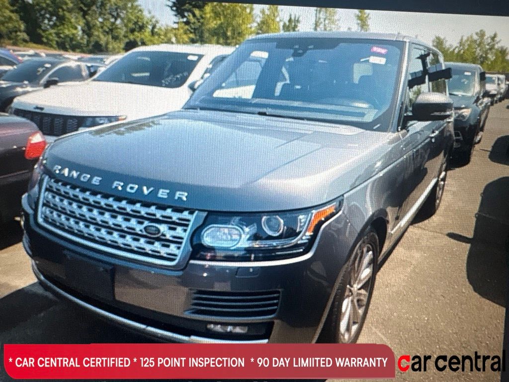 Gray 2017 Land Rover Range Rover SUV / Crossover All-Wheel Drive 8-Speed Automatic