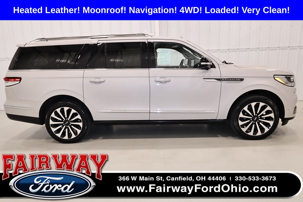 Pearl Metallic 2024 Lincoln Navigator L Reserve 4WD SUV / Crossover Four-Wheel Drive Automatic