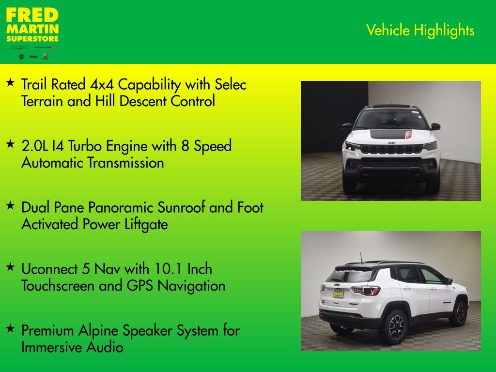 new 2026 Jeep Compass car, priced at $35,149