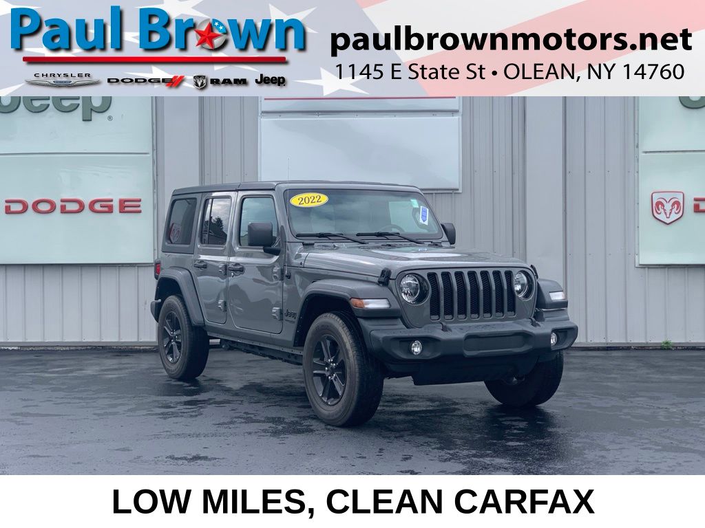 Sting-Gray Clearcoat 2022 Jeep Wrangler SUV / Crossover Four-Wheel Drive 8-Speed Automatic