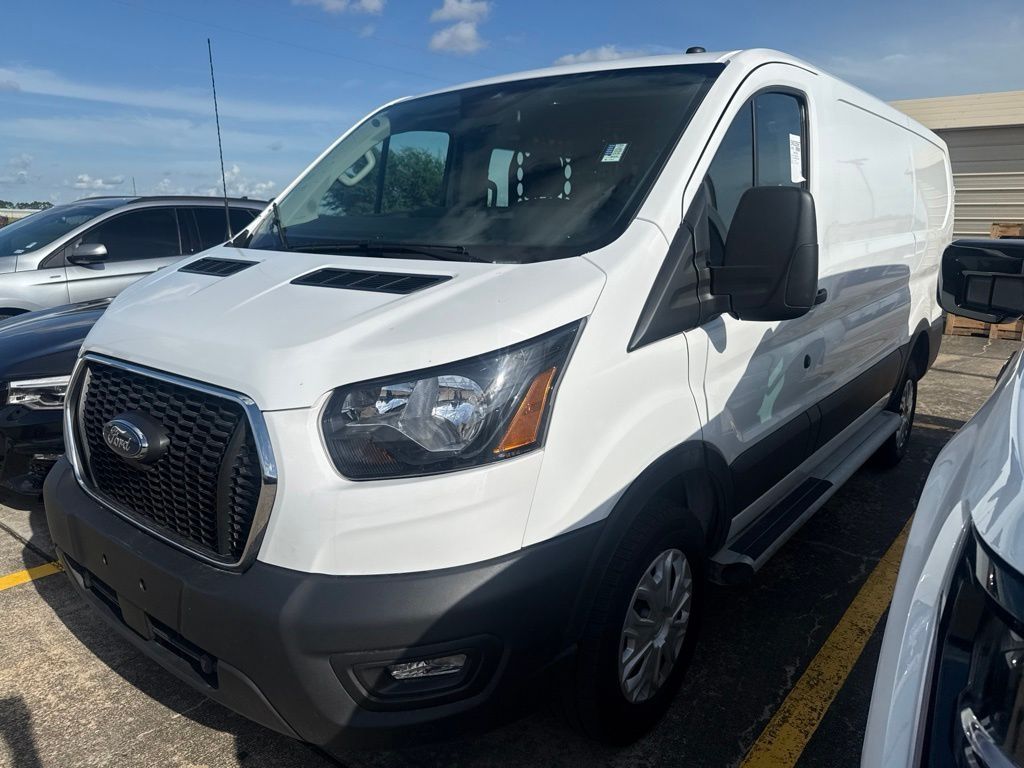 Oxford White 2025 Ford Transit Cargo Van Rear-Wheel Drive