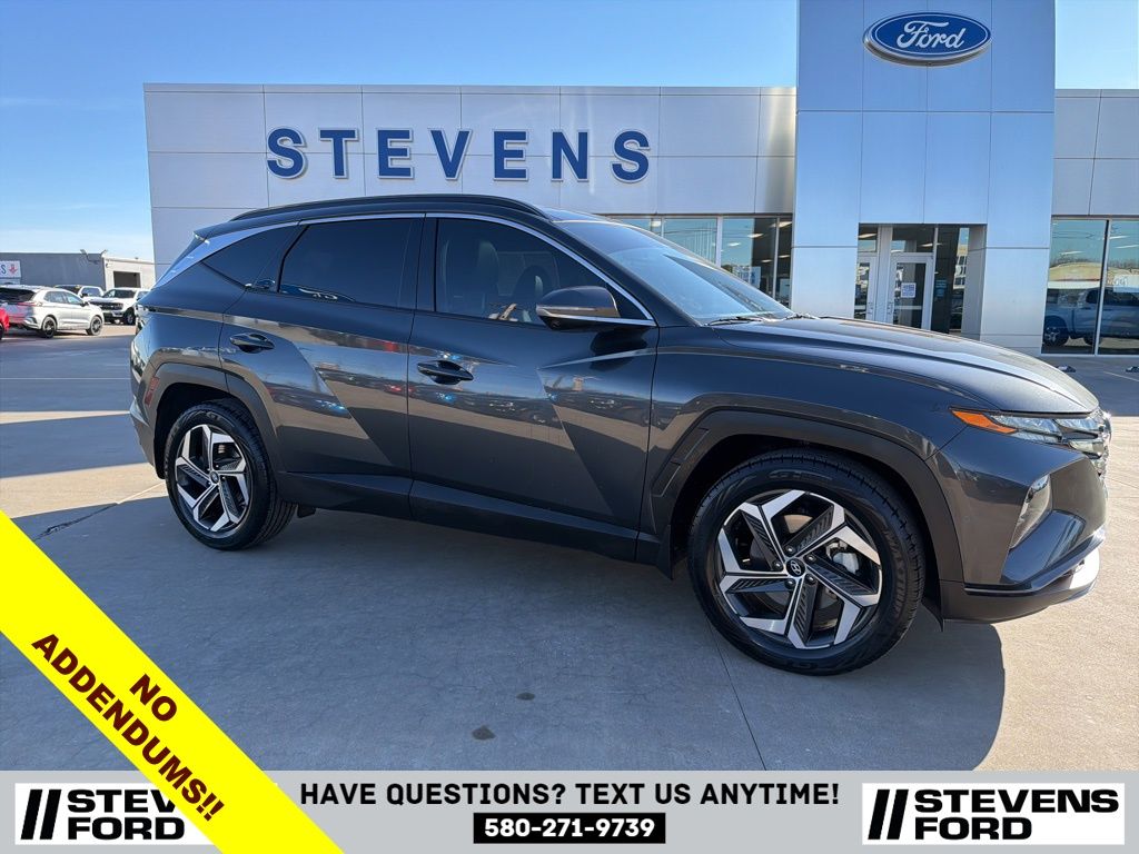 Portofino Gray 2023 Hyundai Tucson Limited FWD SUV / Crossover Front-Wheel Drive 8-Speed Automatic