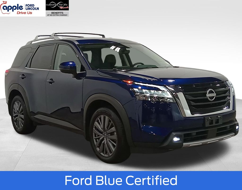 Deep Ocean Blue Pearl 2024 Nissan Pathfinder SUV / Crossover All-Wheel Drive 9-Speed Automatic