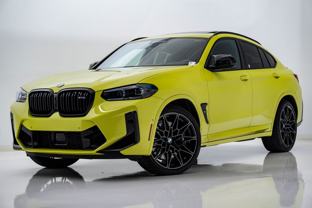 Sao Paulo Yellow 2025 BMW X4 M AWD SUV / Crossover All-Wheel Drive 8-Speed Automatic